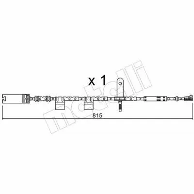 Offerta Limitata METELLI SU.324 Contatto Segnalazione, Usura Past. Freno/mat. d‘Attrito