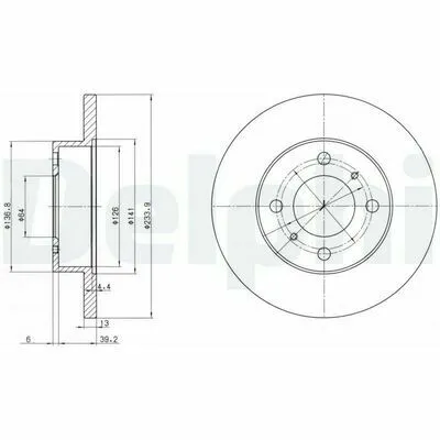 DELPHI BG2809 Disco Freno Quantità Limitata