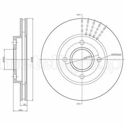 Prezzo Di Fabbrica CIFAM 800-476C Disco Freno