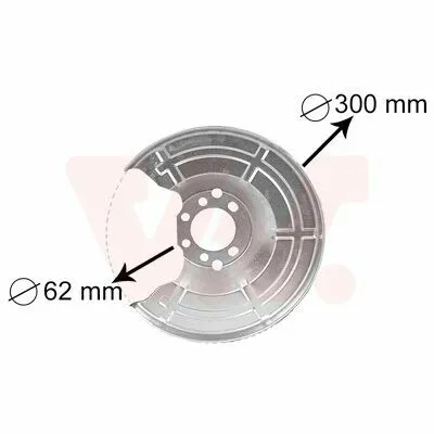VAN WEZEL 3745371 Lamiera Paraspruzzi, Disco Freno Promozione Esclusiva