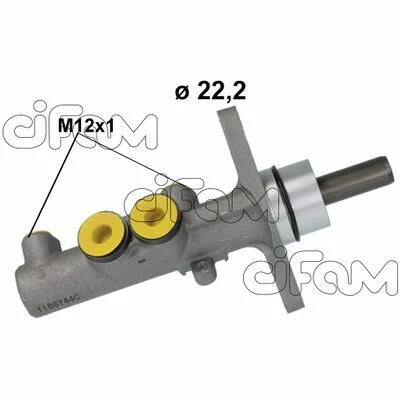 CIFAM 202-1186 Cilindro Maestro del Freno Ultime Pezzi
