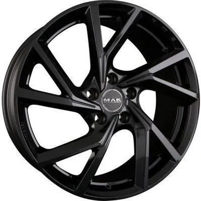Ultime Pezzi MAK Kassel (Brillante, Nero) 8x18 ET47 5x114.3 76