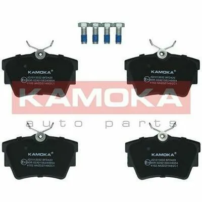 KAMOKA JQ1013032 Kit Pastiglie Freno, Freno a Disco Soddisfatti O Rimborsati