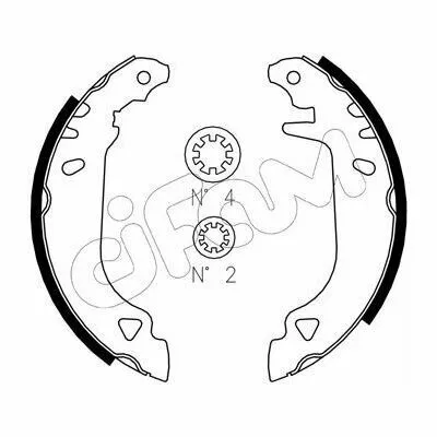CIFAM 153-066J Kit Ganasce Freno Promozione Esclusiva