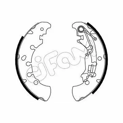 Prezzo Ridotto CIFAM 153-091 Kit Ganasce Freno