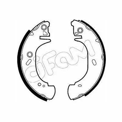 Scelto Dai Clienti CIFAM 153-127 Kit Ganasce Freno