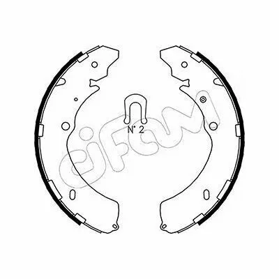 CIFAM 153-193 Kit Ganasce Freno Offerta Limitata