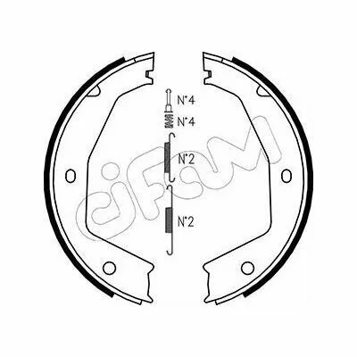 CIFAM 153-197K Kit Ganasce Freno Prezzo Scontato
