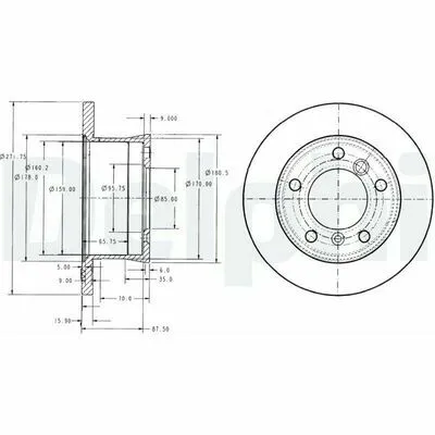 A Buon Prezzo DELPHI BG3237 Disco Freno