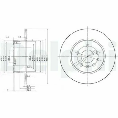 A Buon Prezzo DELPHI BG3274 Disco Freno