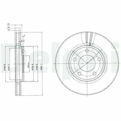 Compra Oggi Stesso DELPHI BG3383 Disco Freno