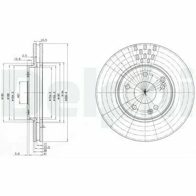 DELPHI BG3396 Disco Freno Compra Oggi Stesso