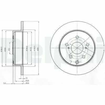 Compra Online DELPHI BG4115 Disco Freno