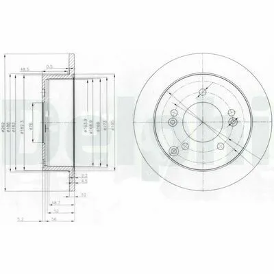 Offerta Lampo DELPHI BG3799 Disco Freno