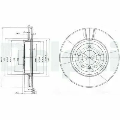 Acquista Ora DELPHI BG3830 Disco Freno
