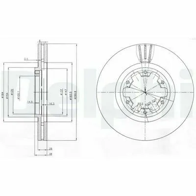 DELPHI BG3972 Disco Freno Miglior Prezzo