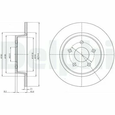 A Buon Prezzo DELPHI BG4533C Disco Freno