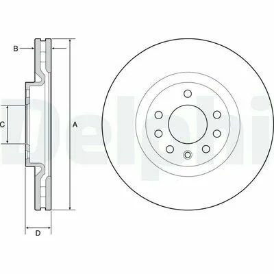 DELPHI BG4944C Disco Freno Compra Oggi Stesso