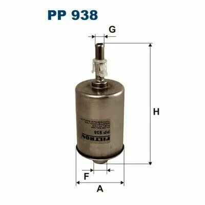 FILTRON PP 938 Filtro Carburante Spedizione Espresso