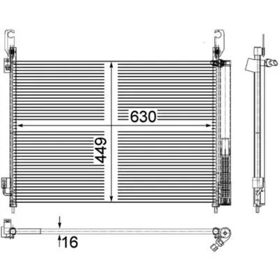 MAHLE BEHR *** PREMIUM LINE *** AC 588 000P Condensatore, Climatizzatore Acquista Ora