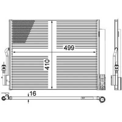 Promo Stagionale MAHLE BEHR *** PREMIUM LINE *** AC 596 000P Condensatore, Climatizzatore